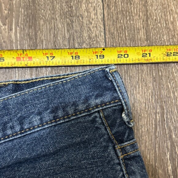 Levi's 550 Jean Shorts Men's 42 Medium Wash Relaxed Fit Denim Jorts - Picture 7 of 10